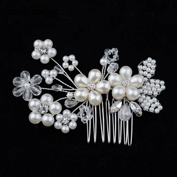 TOPQUEEN High Quality Wholesale Bridal Wedding Hair Comb Bridal Hair Accessories Pearl Hair Pin Wedding Hair Clip Comb HP37
TOPQUEEN High Quality Wholesale Bridal Wedding Hair Comb Bridal Hair Accessories Pearl Hair Pin Wedding Hair Clip Comb HP37
