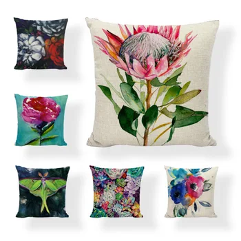 Colorful Plant Collection Cushion Cover Geometric 45*45CM Square Flowers Cactus Pineapple Decor Valentine Throw Pillow Case
Colorful Plant Collection Cushion Cover Geometric 45*45CM Square Flowers Cactus Pineapple Decor Valentine Throw Pillow Case