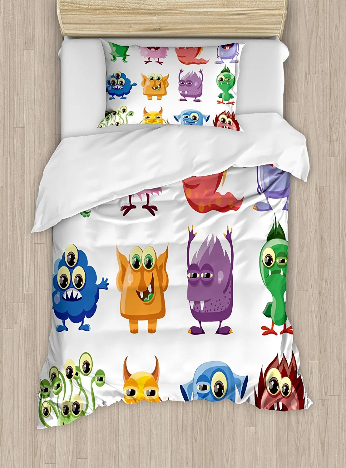 Funny Duvet Cover Set Animated Bacteria Aliens Theme Germ Whimsical Cartoon Monsters Humor Faces Graphic 2 Piece Bedding Set
Funny Duvet Cover Set Animated Bacteria Aliens Theme Germ Whimsical Cartoon Monsters Humor Faces Graphic 2 Piece Bedding Set
