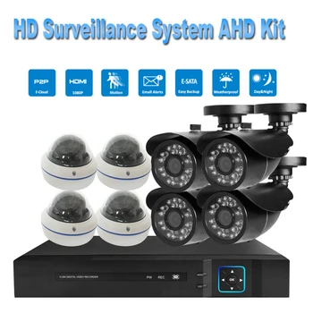 PUAroom 8CH IP66 night vision IR-Cut AHD surveillance cameras H.264 onvif video recording House Security Systems
PUAroom 8CH IP66 night vision IR-Cut AHD surveillance cameras H.264 onvif video recording House Security Systems