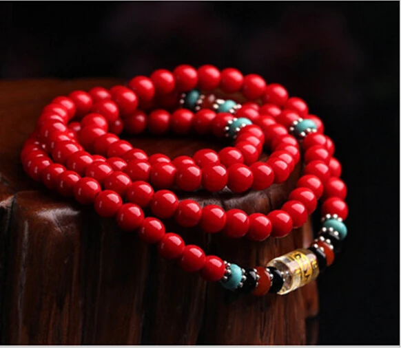 XUEYUN 2017 604+++Fine Beads 6mm synthetic red coral 108 DIY bracelets bracelets wholesale
XUEYUN 2017 604+++Fine Beads 6mm synthetic red coral 108 DIY bracelets bracelets wholesale