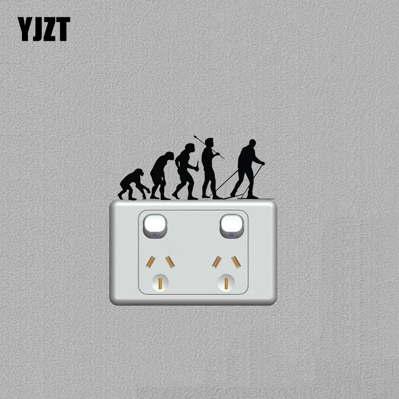 Cross Country Skiing Evolution Fashion Light Switch Sticker Home Room Wall Decal Black 7SS0427
Cross Country Skiing Evolution Fashion Light Switch Sticker Home Room Wall Decal Black 7SS0427
