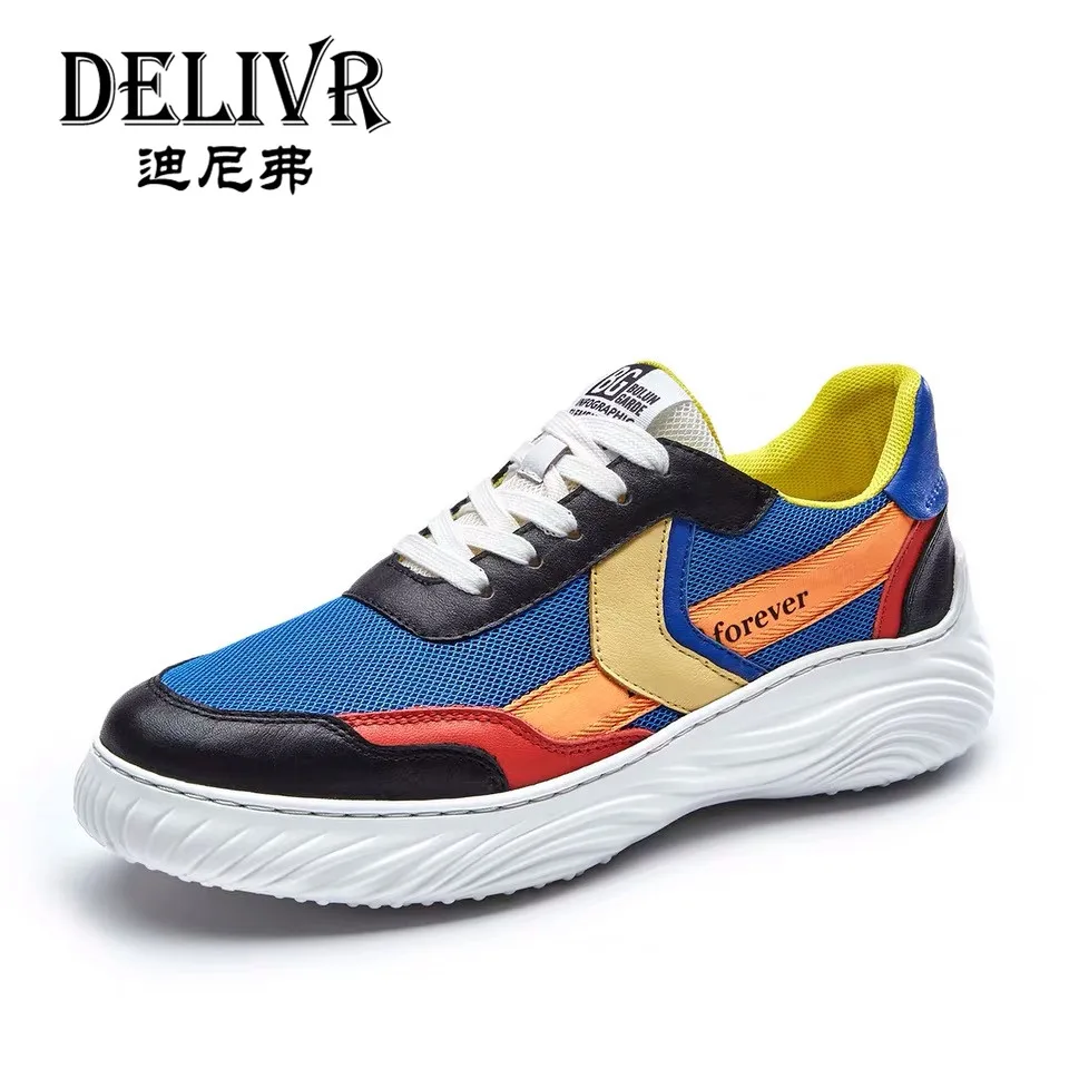 Delivr Mens Shoes Casual Sneakers 2019 Mesh Colorful Platform Low Top Dad Shoes Sneakers Runway Chaussures Hommes Flats Shoes
Delivr Mens Shoes Casual Sneakers 2019 Mesh Colorful Platform Low Top Dad Shoes Sneakers Runway Chaussures Hommes Flats Shoes