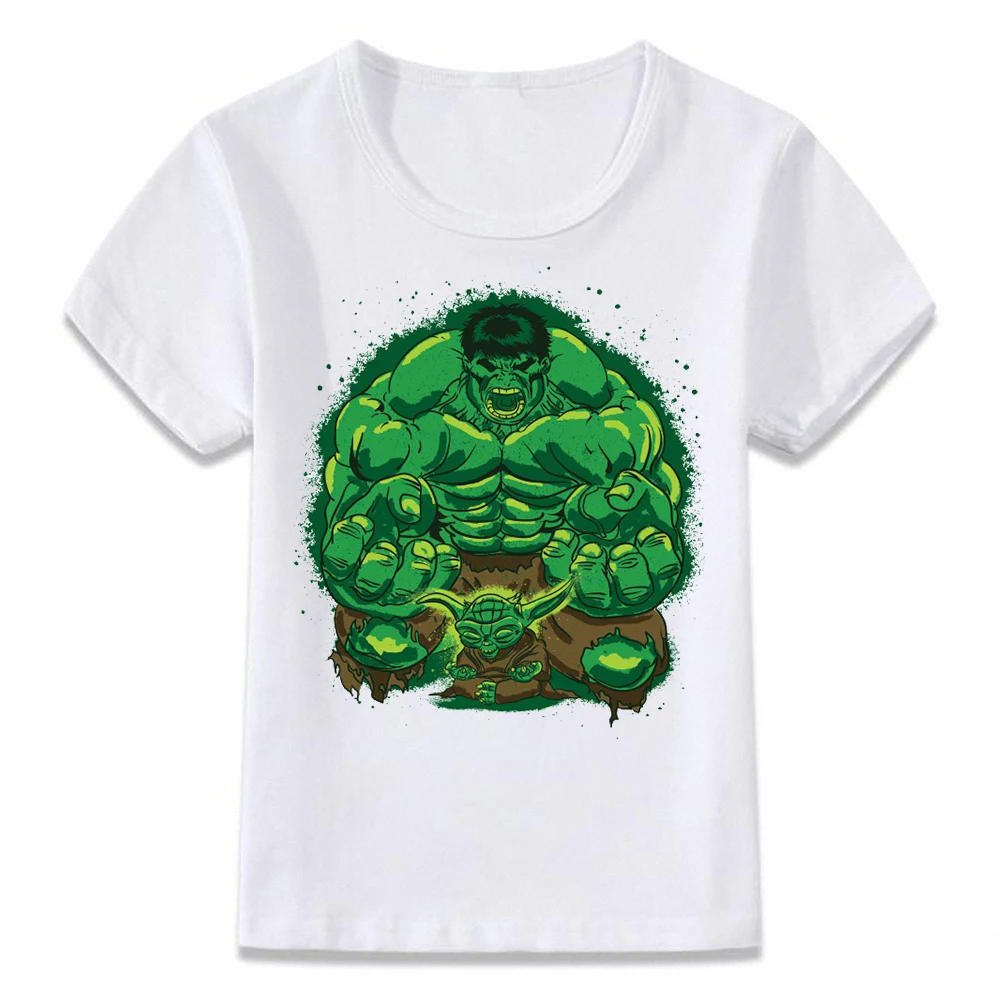Kids Clothes T Shirt Hulk and Yoda Hulk Smash T-shirt Boys and Girls Toddler Tee oal274
Kids Clothes T Shirt Hulk and Yoda Hulk Smash T-shirt Boys and Girls Toddler Tee oal274