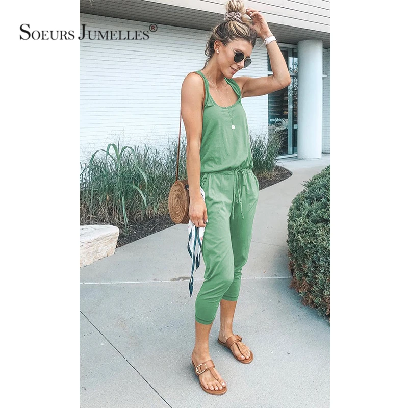 Women Jumpsuit Sleeveless Garment Summer Long Romper Female 2019 Streetwear Overalls Female Black Bow Jumpsuits 101166
Women Jumpsuit Sleeveless Garment Summer Long Romper Female 2019 Streetwear Overalls Female Black Bow Jumpsuits 101166