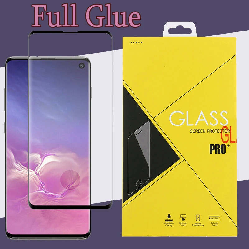 10pcs Full Glue Coverage Curved Screen Protector Tempered Glass For Samsung S9 S8 Plus Note 9 8 Case Friendly With Yellow Box
10pcs Full Glue Coverage Curved Screen Protector Tempered Glass For Samsung S9 S8 Plus Note 9 8 Case Friendly With Yellow Box