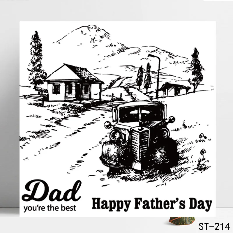 AZSG Happy Father's Day Clear Stamps/Seals For DIY Scrapbooking/Card Making/Album Decorative Silicone Stamp Crafts
AZSG Happy Father's Day Clear Stamps/Seals For DIY Scrapbooking/Card Making/Album Decorative Silicone Stamp Crafts