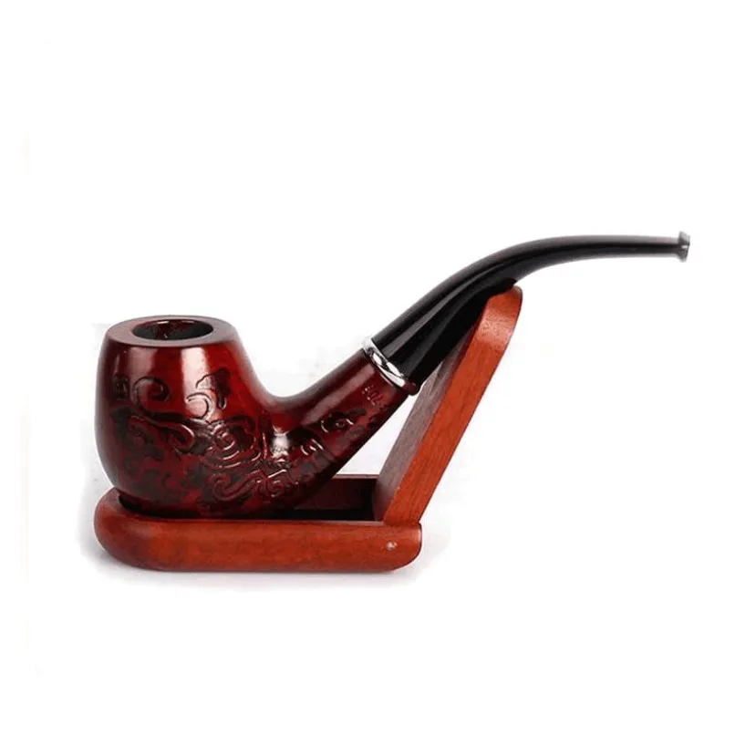 1 Pcs Red Wood Pipe Smoking Pipes Hand Carved Men Wooden Smoke Supplies Fashion Bent Round Smoke pipe Filter Accessaries
1 Pcs Red Wood Pipe Smoking Pipes Hand Carved Men Wooden Smoke Supplies Fashion Bent Round Smoke pipe Filter Accessaries