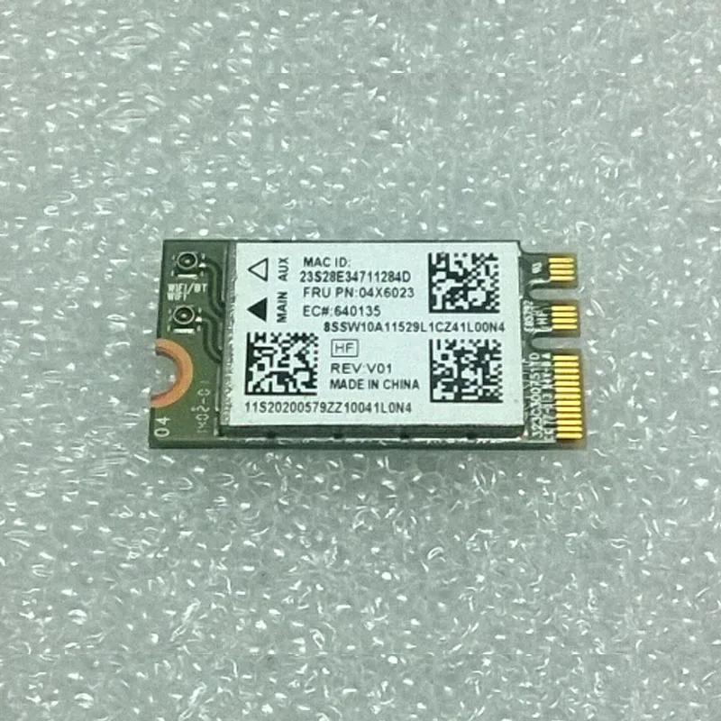 Ltn NFA345 AC+BT4.0 PCIE M.2 WLAN Card For Lenovo B50 Series ,FRU 04X6023 20200579
Ltn NFA345 AC+BT4.0 PCIE M.2 WLAN Card For Lenovo B50 Series ,FRU 04X6023 20200579