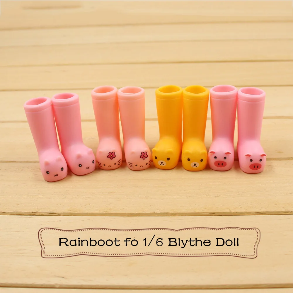 Blyth 1/6 animal rain boots 3cm for joint body ICY doll pink and yellow plastic shoes soft cute boot toy gift
Blyth 1/6 animal rain boots 3cm for joint body ICY doll pink and yellow plastic shoes soft cute boot toy gift