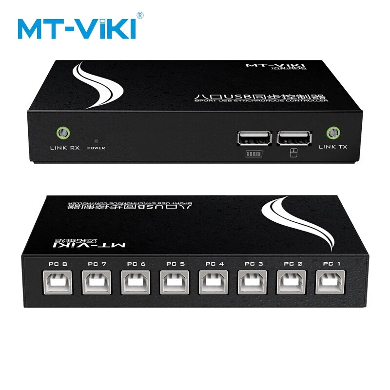 MT-VIKI 8-port USB sync controller A set of mouse and keyboard controls 8 computer games With dedicated cable MT-KM108-U
MT-VIKI 8-port USB sync controller A set of mouse and keyboard controls 8 computer games With dedicated cable MT-KM108-U