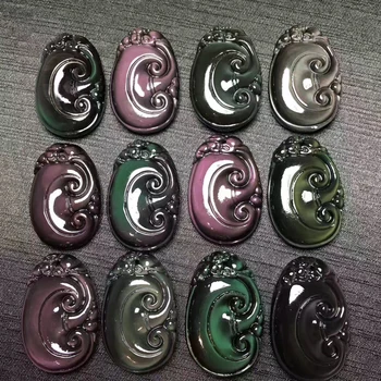 Open ice type obsidian brave pendant natural jade couple models men's necklace women's emptive money evil spirits transport
Open ice type obsidian brave pendant natural jade couple models men's necklace women's emptive money evil spirits transport