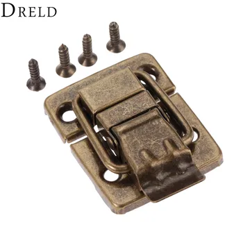 DRELD Antique Bronze Jewelry Wood Box Toggle Latch Hasp Drawer Latches Decorative Case Buckle Clasp Furniture Hardware 30*36mm
DRELD Antique Bronze Jewelry Wood Box Toggle Latch Hasp Drawer Latches Decorative Case Buckle Clasp Furniture Hardware 30*36mm