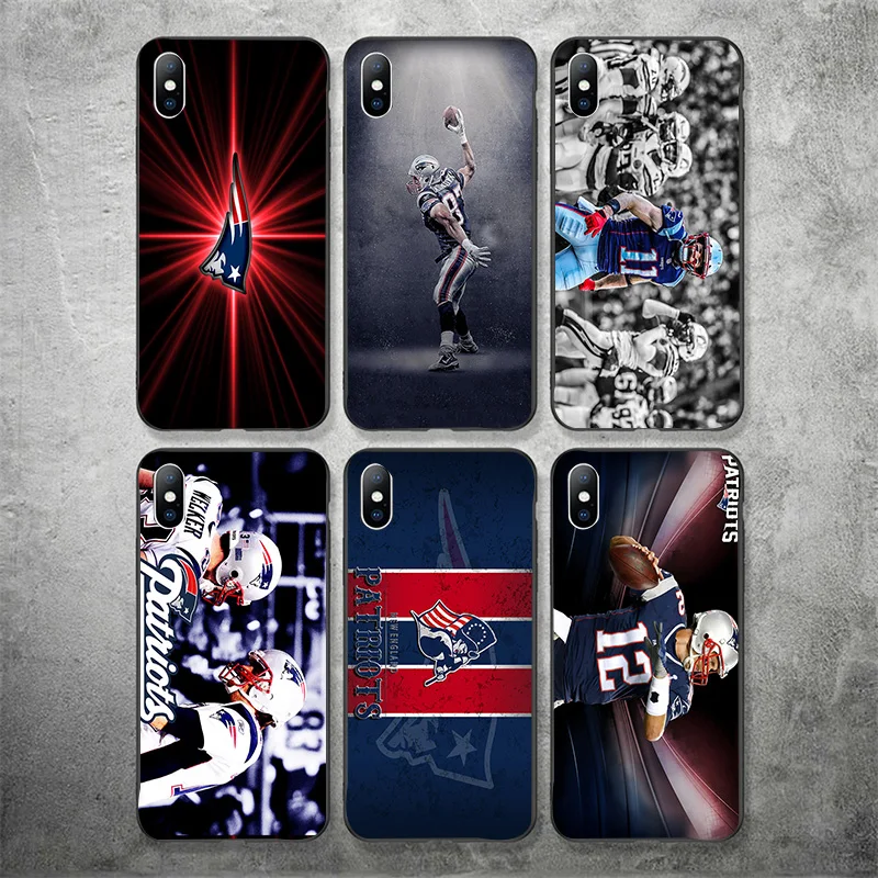 

Yinuoda New England Patriots Phone Case NFL Tom Brady For iPhone DIY Picture Soft TPU Cover X XR XS MAX 7 8 7plus 6 6S 5S 5 SE