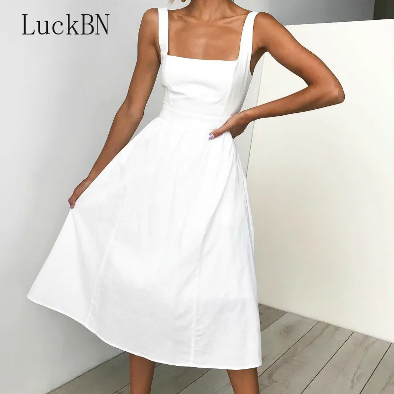New Summer Dress Beach Boho Bohemian Midi Dress 2019 Hot Womens Holiday Strappy A Line Ladies Swing Party Sun Dresses Clothing
New Summer Dress Beach Boho Bohemian Midi Dress 2019 Hot Womens Holiday Strappy A Line Ladies Swing Party Sun Dresses Clothing