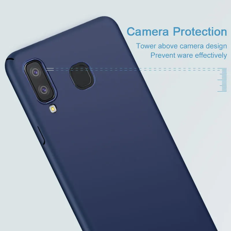 IMAK Марка для samsung Galaxy A9 Star G8850 Case Jazz осязания кожи ультра-тонкий жесткий PC задняя