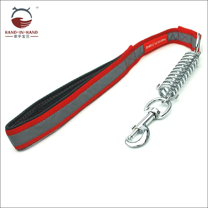 Dog Leashes Pet Products Large Dog Reflective Stripe Solid Color Nylon Padded leash with Buffer Spring Short Style
Dog Leashes Pet Products Large Dog Reflective Stripe Solid Color Nylon Padded leash with Buffer Spring Short Style