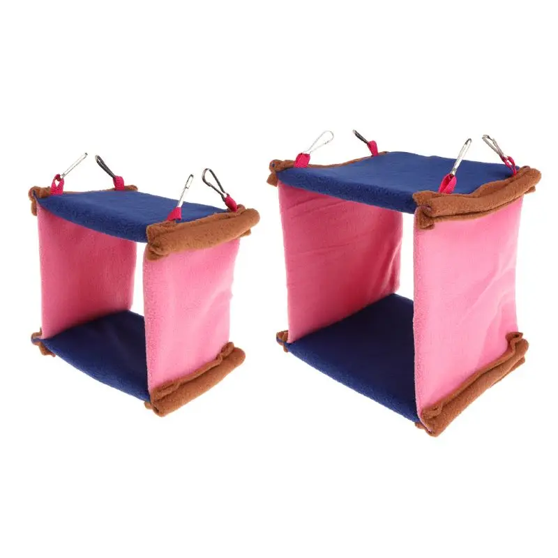 Parrot Birds Hammock Soft Plush Snuggle Hanging Poultry Cave Swing Triangular Toy Cage Bunk Bed For Pets Small Animals Cages
Parrot Birds Hammock Soft Plush Snuggle Hanging Poultry Cave Swing Triangular Toy Cage Bunk Bed For Pets Small Animals Cages
