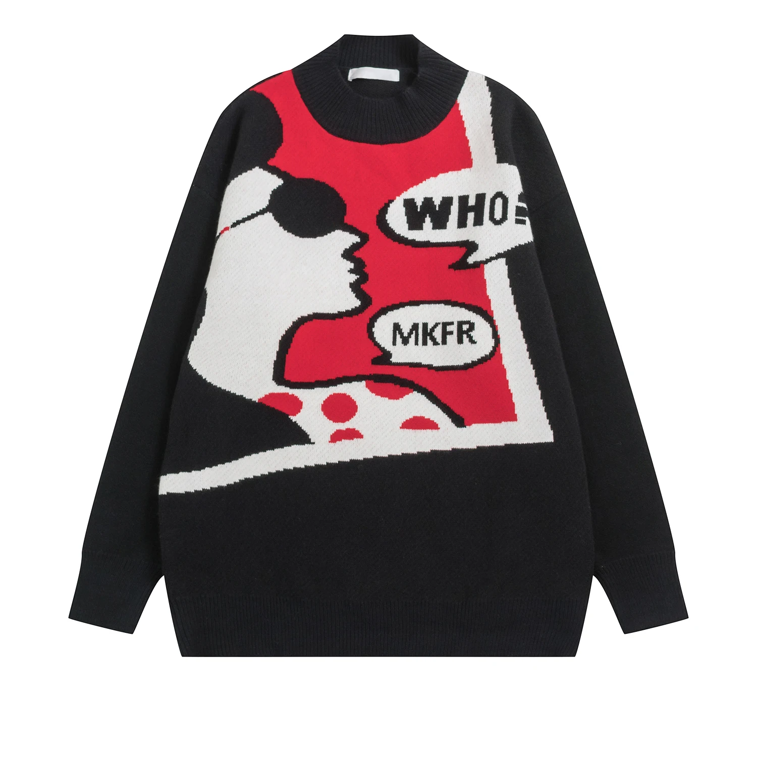 Autumn Winter New Design Warm Black Women Pullover Jumper Sweater WHO Elegant Woman Jacquard Ladies Black Knitted Tops
Autumn Winter New Design Warm Black Women Pullover Jumper Sweater WHO Elegant Woman Jacquard Ladies Black Knitted Tops