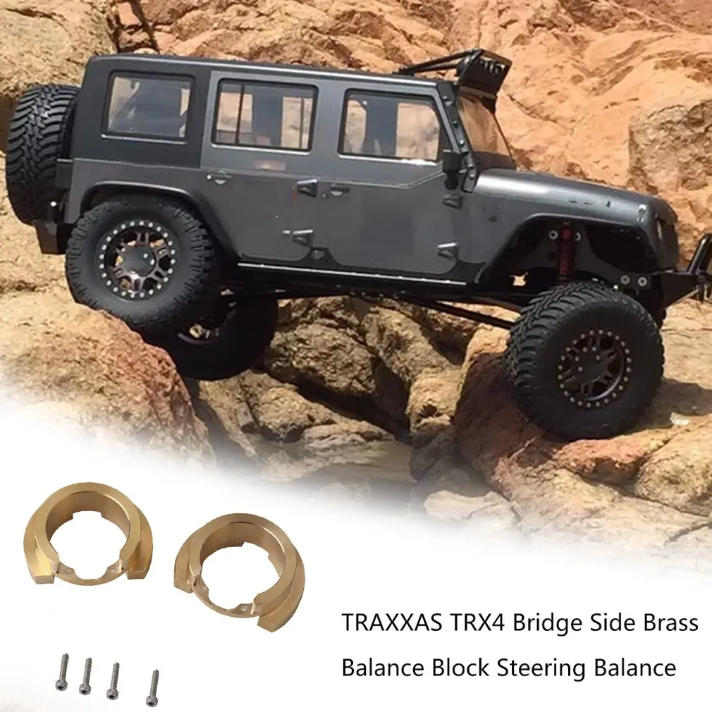 82g/pc Heavy Brass Counterweight Steering Block Internal Wheel Knuckle for Traxxas TRX-4 1/10 RC Crawler Car Hop Up Parts
82g/pc Heavy Brass Counterweight Steering Block Internal Wheel Knuckle for Traxxas TRX-4 1/10 RC Crawler Car Hop Up Parts