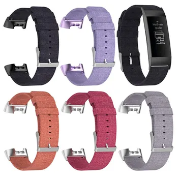 Smart Watch Bracelet Strap Canvas Band Replacement Belt for FitbitCharge 3 NK-Shopping
Smart Watch Bracelet Strap Canvas Band Replacement Belt for FitbitCharge 3 NK-Shopping