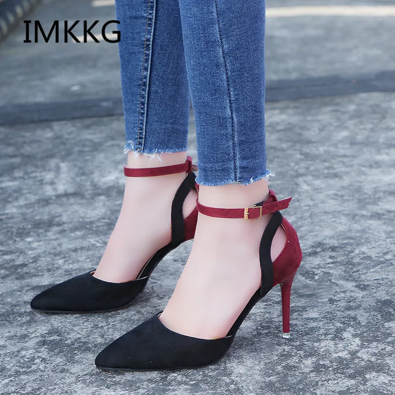 New 2018 Fashion High Heel Women Pumps Pointed Toe Wedding Bridal Party Dress Ladies Buckle Strap V007
New 2018 Fashion High Heel Women Pumps Pointed Toe Wedding Bridal Party Dress Ladies Buckle Strap V007