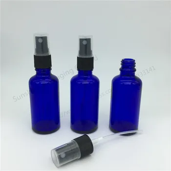 50ml Spray Bottle cobalt blue glass with Black Fine Mist Sprayers for essential oils, home cleaning, aromatherapy 1Oz -10pcs/lot
50ml Spray Bottle cobalt blue glass with Black Fine Mist Sprayers for essential oils, home cleaning, aromatherapy 1Oz -10pcs/lot