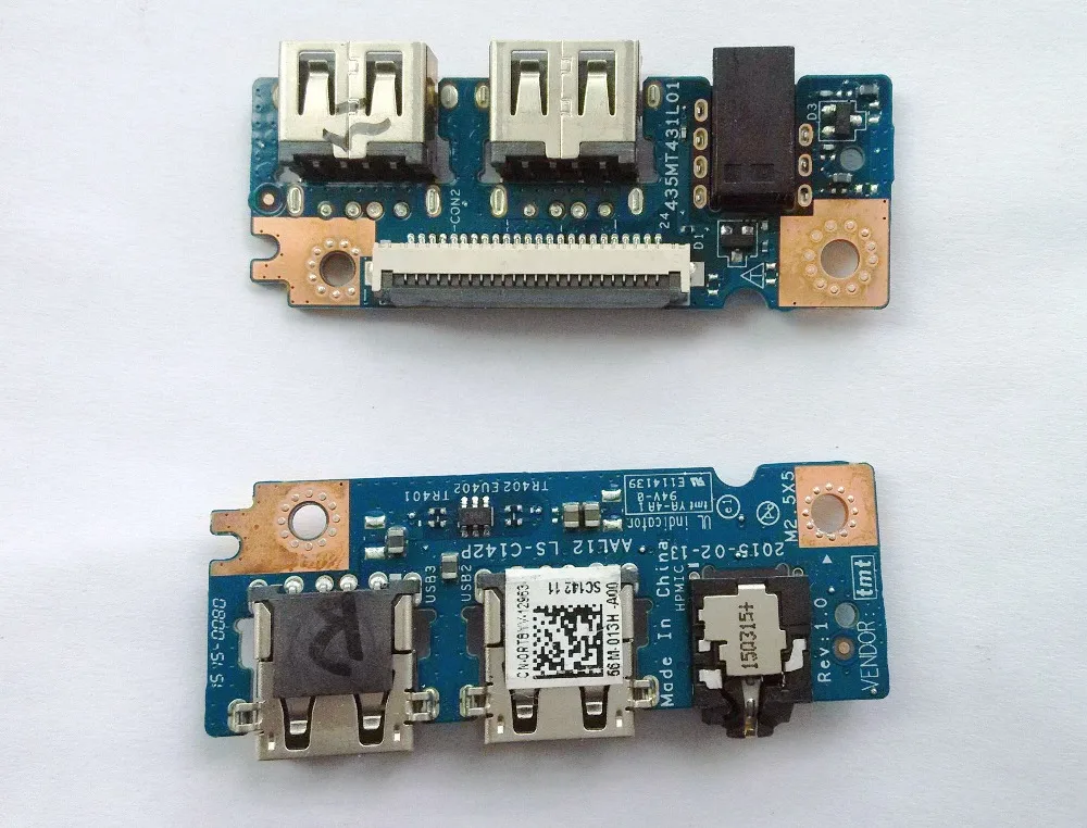 Для Dell для Inspiron 5558 5559 аудио USB I/o печатная плата 2WMGK 02wmgk CN-02WMGK AAL15 LS-C142P | Компьютеры и