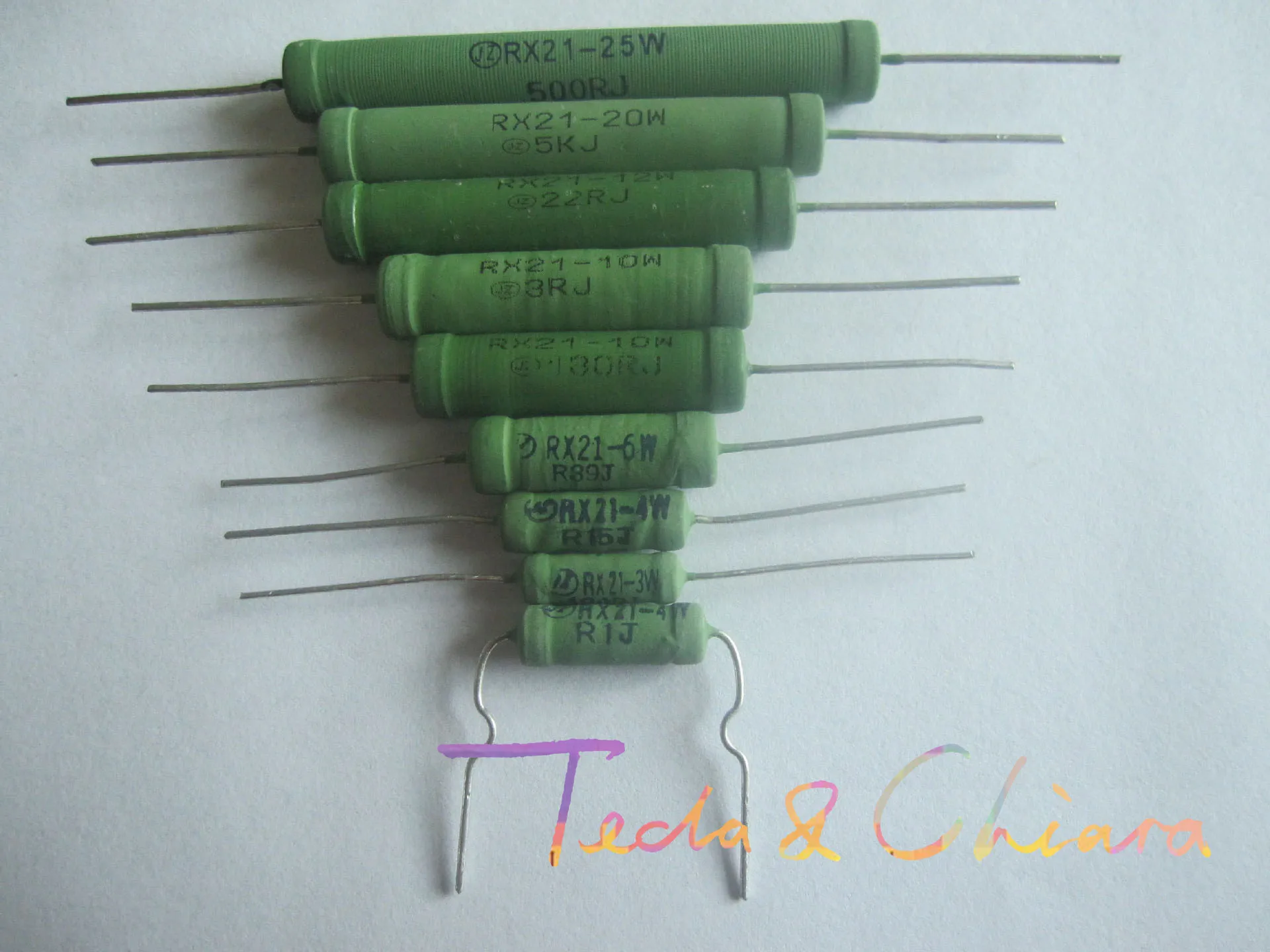 50Pcs 6W 240R 270R 300R 330R 240ohm 270ohm 300ohm 330ohm 240 270 300 330 RX21 5% Winding Resistance Wire wound Resistor | Обустройство