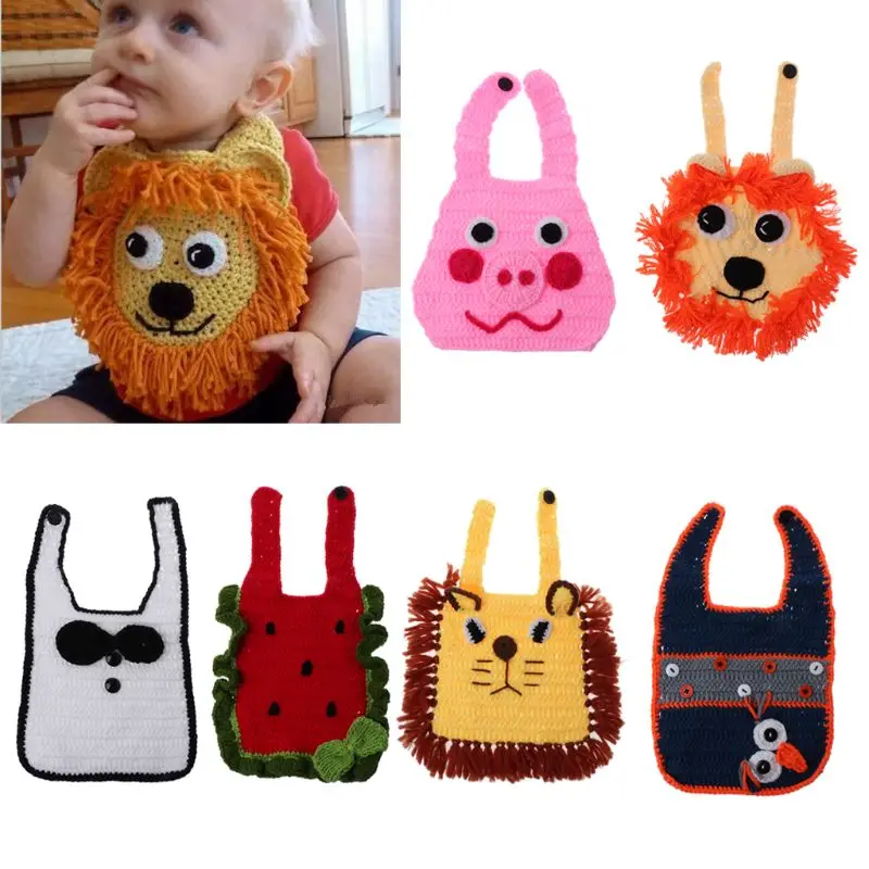 Unisex Crochet Newborn Bibs Baby Photography Props Cute Animal Style Newborn Baby Infant Photography Accessories
Unisex Crochet Newborn Bibs Baby Photography Props Cute Animal Style Newborn Baby Infant Photography Accessories