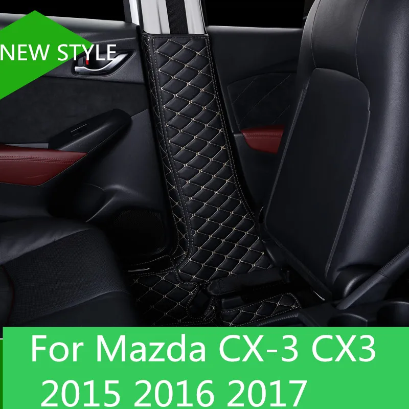 For Mazda CX-3 CX3 2015 2016 2017 Car decoration accessories leather internal B pillar protection Non-slip decoration mat
For Mazda CX-3 CX3 2015 2016 2017 Car decoration accessories leather internal B pillar protection Non-slip decoration mat