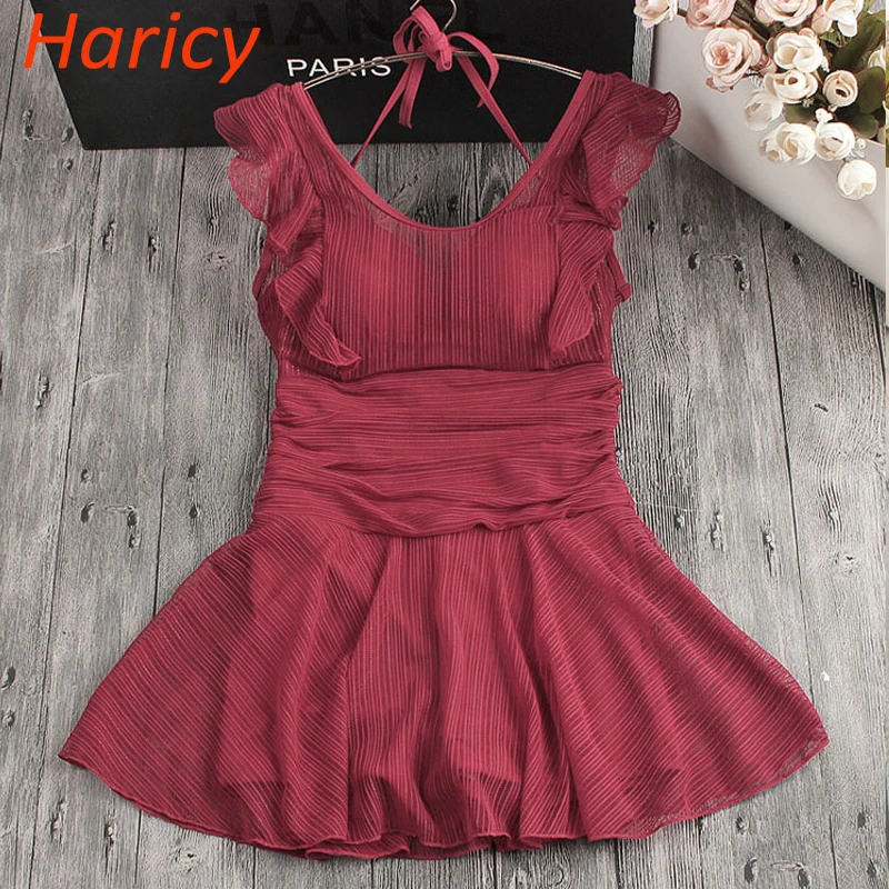 Plus Size Swimming Dress Push Up 2019 Halter One Piece Bathing Suit Sexy Women Lace Swimwear Beach Wear Swimsuit
Plus Size Swimming Dress Push Up 2019 Halter One Piece Bathing Suit Sexy Women Lace Swimwear Beach Wear Swimsuit
