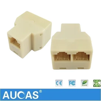 10PCS/Lot AUCAS High Quality RJ45 Ethernet Coupler splitter connector plug (3 ways) Lan Network Modular joiner cable adapter
10PCS/Lot AUCAS High Quality RJ45 Ethernet Coupler splitter connector plug (3 ways) Lan Network Modular joiner cable adapter