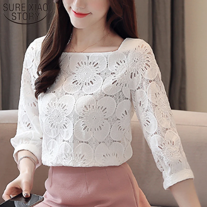 2019 Hollow Clavicle Seven-point Sleeve Shirt Lantern Sleeve Lining Blouse Women Womens Clothing Women Tops and Blouses 3796 50
2019 Hollow Clavicle Seven-point Sleeve Shirt Lantern Sleeve Lining Blouse Women Womens Clothing Women Tops and Blouses 3796 50