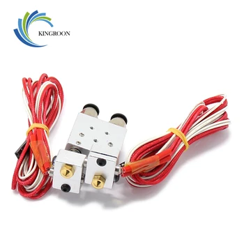 Double Head 2 in 1 out J-Head Long distance Bowden Extruder Extrusion 3D printer Parts Hot End All Metal Heat Sink 1.75mm 0.4mm
Double Head 2 in 1 out J-Head Long distance Bowden Extruder Extrusion 3D printer Parts Hot End All Metal Heat Sink 1.75mm 0.4mm