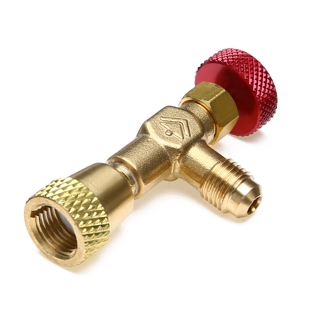 1pc Charging Hose Flow Control Valve Adapter 1/4