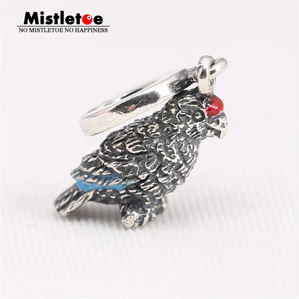 Authentic 925 Sterling Silver Animal Bird Parrot Red & Blue Dangle Charm Fit European Original Bracelets Jewelry
Authentic 925 Sterling Silver Animal Bird Parrot Red & Blue Dangle Charm Fit European Original Bracelets Jewelry