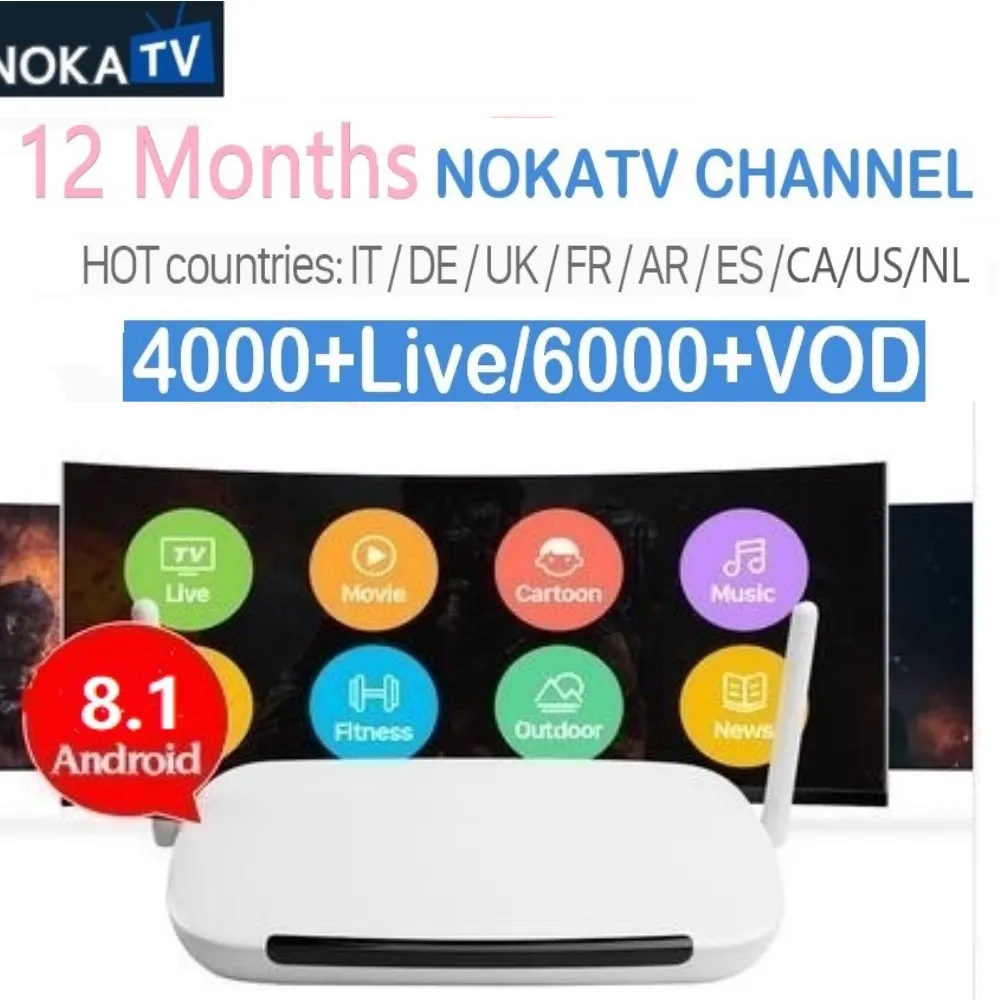 leadcool Android TV Box Q9 With 1 Year NOKATV French Belgium Dutch Spanish Polish Pakistan Albanian iptv
leadcool Android TV Box Q9 With 1 Year NOKATV French Belgium Dutch Spanish Polish Pakistan Albanian iptv
