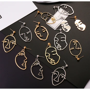 Girls Multiple Face Earrings Retro Metal Alloy Fashion Abstract Hollow Out Dangle Earrings For Women New Statement Earrings
Girls Multiple Face Earrings Retro Metal Alloy Fashion Abstract Hollow Out Dangle Earrings For Women New Statement Earrings