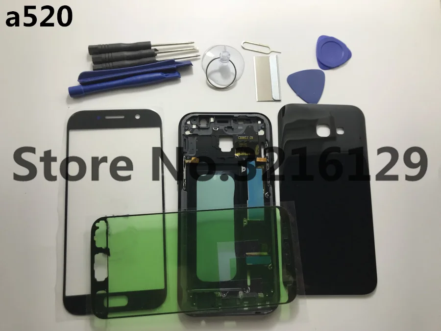 Original Full Housing Case Middle Frame+Rubber Seal Back Cover+Glass Lens Replacement Parts For Samsung A3 A320 A5 A520 A7 2017
Original Full Housing Case Middle Frame+Rubber Seal Back Cover+Glass Lens Replacement Parts For Samsung A3 A320 A5 A520 A7 2017