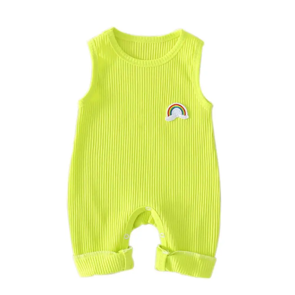 Summer Infant Baby Girls Rainbow Print Sleeveless Kids Boys Casual Bodysuit Jumpsuit Newborn Clothes
Summer Infant Baby Girls Rainbow Print Sleeveless Kids Boys Casual Bodysuit Jumpsuit Newborn Clothes