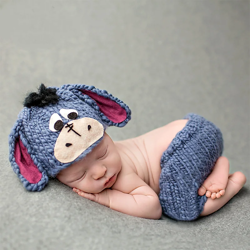 Baby photography props new born donkey costume newborn photo studio shoot fotografia accessories crochet infant clothes outfit
Baby photography props new born donkey costume newborn photo studio shoot fotografia accessories crochet infant clothes outfit
