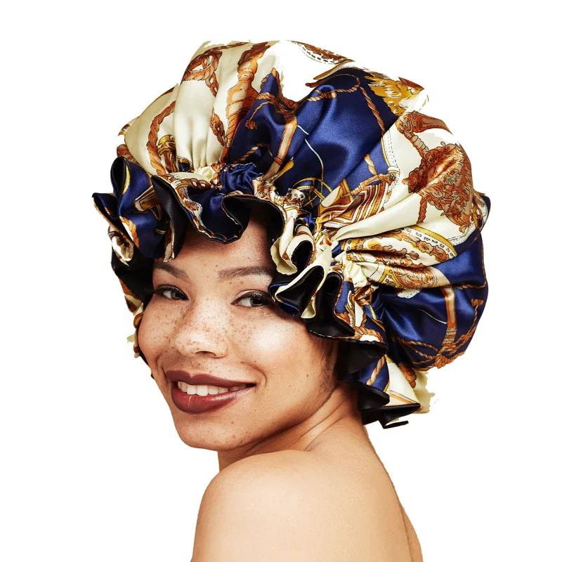 New Fashion Women Double layer Silky DU-RAG Hair Cover Accessories Wave Caps Rags floral Bonnet Salon Hat Turban Durag Headwrap
New Fashion Women Double layer Silky DU-RAG Hair Cover Accessories Wave Caps Rags floral Bonnet Salon Hat Turban Durag Headwrap