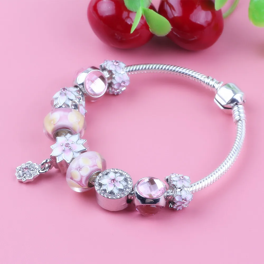 Ranqin Hot Pink Cherry Series Pendant Beads DIY High Quality Gifts Fashion Trends For Women Bracelets Jewelry Europe
Ranqin Hot Pink Cherry Series Pendant Beads DIY High Quality Gifts Fashion Trends For Women Bracelets Jewelry Europe