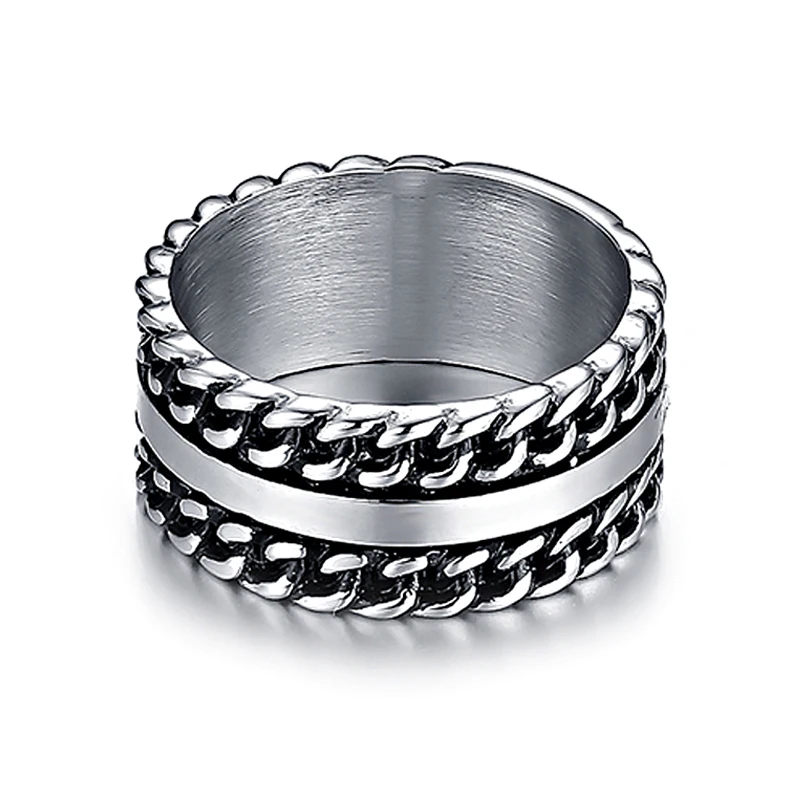 Motorcycle Chain Ring Ancient Women Jewelry Stainless Steel Men Biker Hand Charm Wedding Band Link Rings Us Size 6-13 VR151
Motorcycle Chain Ring Ancient Women Jewelry Stainless Steel Men Biker Hand Charm Wedding Band Link Rings Us Size 6-13 VR151