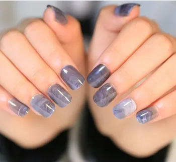 24Pcs/Set Marble fake nails grey press on false tips square natural fashion nail art display free shipping
24Pcs/Set Marble fake nails grey press on false tips square natural fashion nail art display free shipping