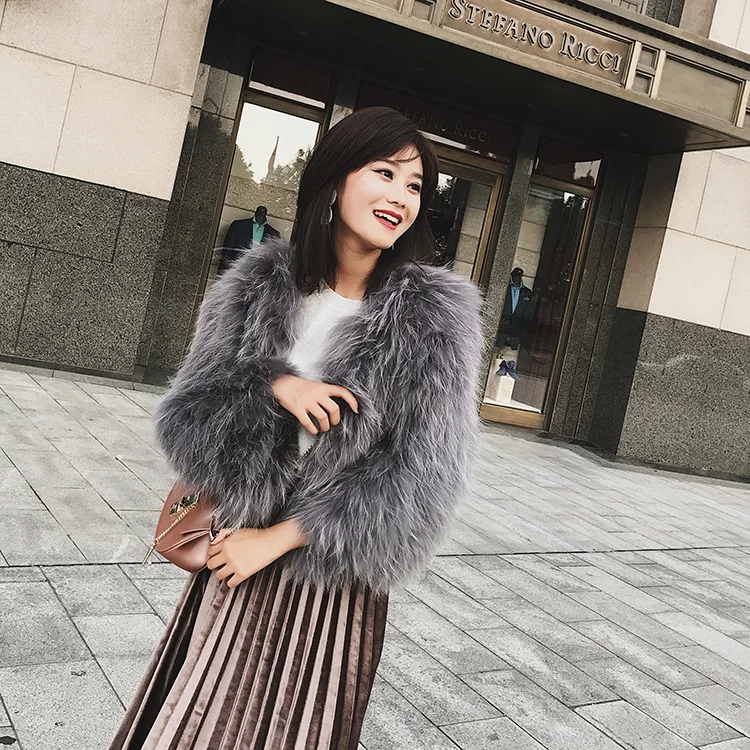 Women Grey Knitted Raccoon Fur Top Parka Jackets Coat Outwear Garment Plus Size Crochet Fur Sweater Blazer Jackets
Women Grey Knitted Raccoon Fur Top Parka Jackets Coat Outwear Garment Plus Size Crochet Fur Sweater Blazer Jackets