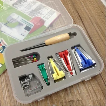 Fabric Clover Bias Tape Makers Binder Binding Snap on Foot Awl Pin for Patchwork Sewing Accessories Quilt Craft Machine Tools
Fabric Clover Bias Tape Makers Binder Binding Snap on Foot Awl Pin for Patchwork Sewing Accessories Quilt Craft Machine Tools