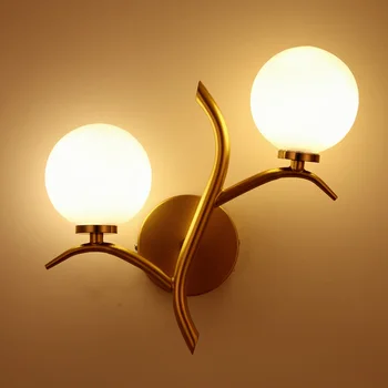New style E27 LED wall lamps metal glass ball wall lights for passage corridor Bedroom bedside lamp AC85-265V free shipping
New style E27 LED wall lamps metal glass ball wall lights for passage corridor Bedroom bedside lamp AC85-265V free shipping
