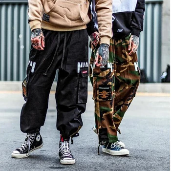 Men Cargo Pants Streetwear 2019 Color Block Hip Hip Harajuku Harem Pant Pockets Japan Style Baggy Pant Joggers Hipster Trousers
Men Cargo Pants Streetwear 2019 Color Block Hip Hip Harajuku Harem Pant Pockets Japan Style Baggy Pant Joggers Hipster Trousers
